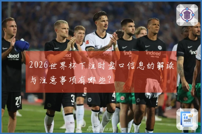 2026世界杯下注时盘口信息的解读与注意事项有哪些？